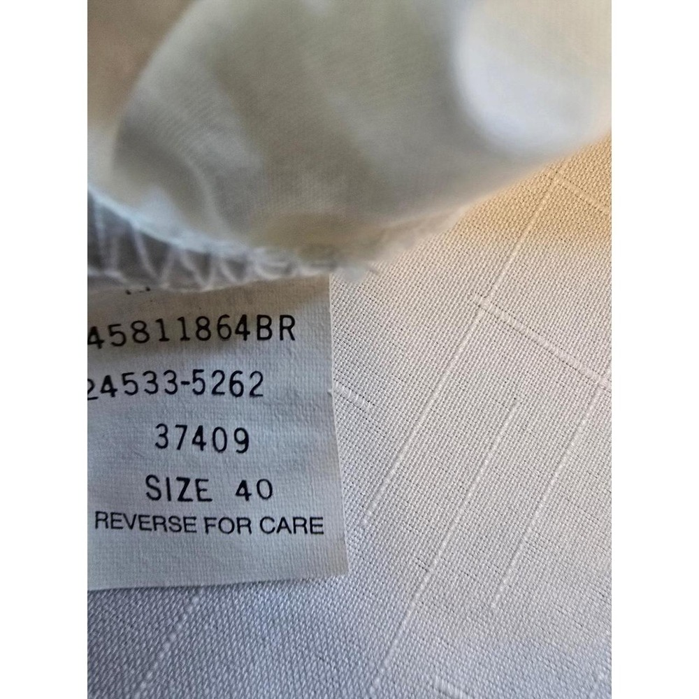 Polo Ralph Lauren Mens White Pleated Shorts Old Money Coastal Size 40 USA Made - Picture 8 of 8